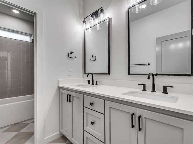 77 Orchid Ct, Piedmont, OK 73078 - full bath featuring double vanity and shower / bath combination