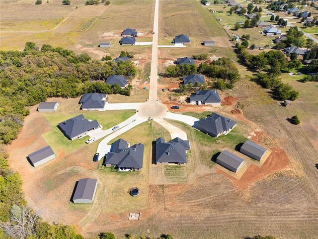 9070 Oak Tree Cir, Edmond, OK 73025 - birds eye view of property with a residential view