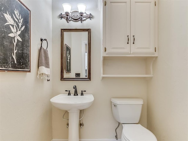 half bath with toilet