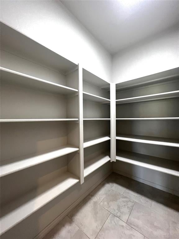 view of storage area