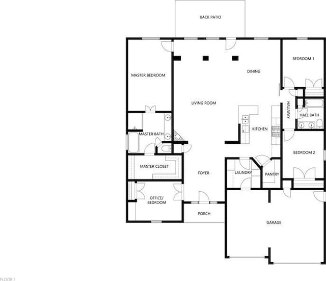 8312 NW 160th Ct, Edmond, OK 73013 - view of floor plan / room layout