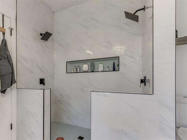 full bathroom with a walk in shower