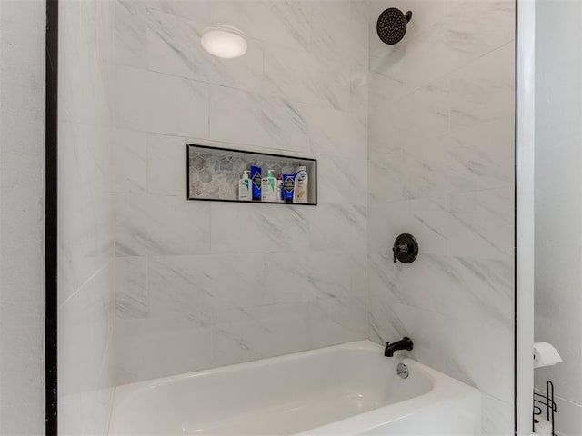 full bath with shower / washtub combination