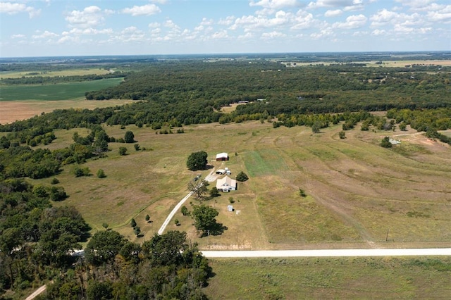 9122 Ns 3540th Rd, Prague, OK 74864 - bird's eye view with a rural view