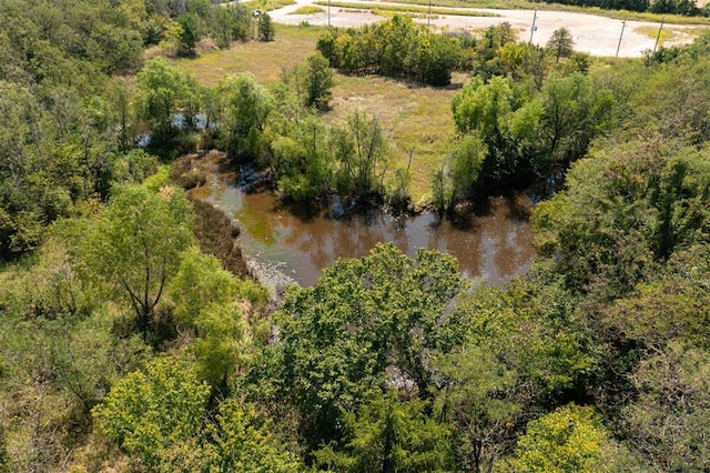 9122 Ns 3540th Rd, Prague, OK 74864 - birds eye view of property with a forest view