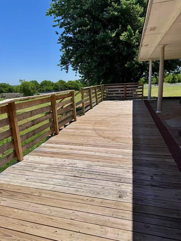 817 SW 16th St, Newcastle, OK 73065 - view of wooden deck