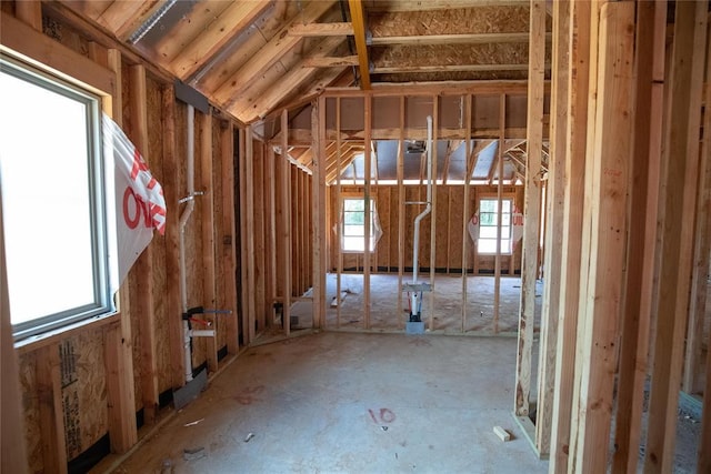 14016 Willow Ln, Edmond, OK 73049 - miscellaneous room with lofted ceiling