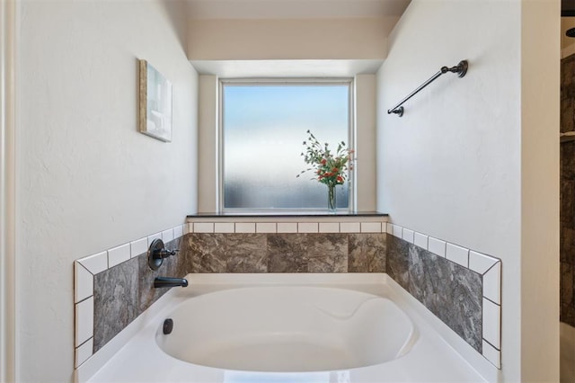 708 Havasu Dr, Norman, OK 73071 - bathroom with a bath and plenty of natural light