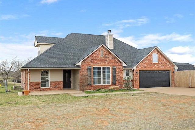 3311 Terrace Hills Rd, Piedmont, OK 73078 - traditional home featuring brick siding and roof with shingles