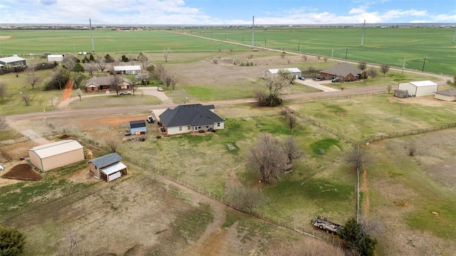 3311 Terrace Hills Rd, Piedmont, OK 73078 - birds eye view of property with a rural view