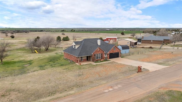 3311 Terrace Hills Rd, Piedmont, OK 73078 - bird's eye view with a rural view
