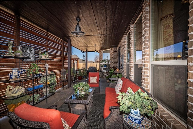 8301 NW 146th St, Oklahoma City, OK 73142 - view of patio / terrace with outdoor lounge area