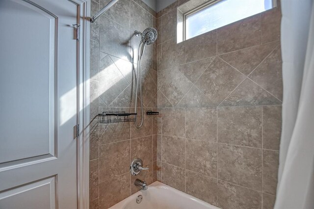 393 Haloka Ave, Washington, OK 73093 - bathroom with shower / bathtub combination with curtain