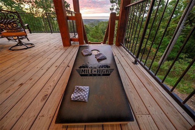 357 Little Creek Ln, Broken Bow, OK 74728 - view of deck