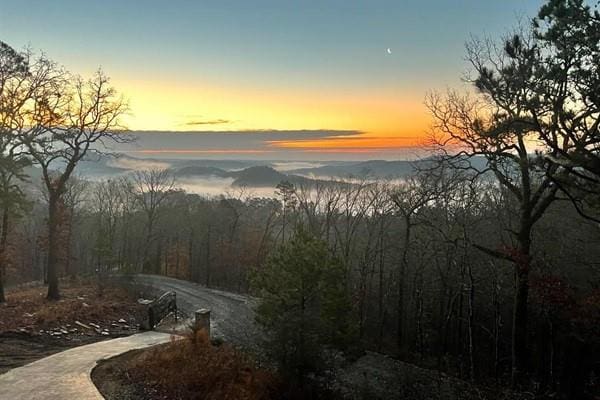 357 Little Creek Ln, Broken Bow, OK 74728 - view of mountain feature with a view of trees