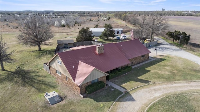 drone / aerial view