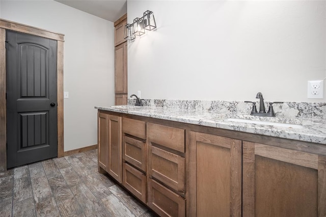 1430 County St Unit 2977, Blanchard, OK 73010 - full bath featuring double vanity and baseboards