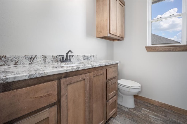 1430 County St Unit 2977, Blanchard, OK 73010 - half bath with wood finished floors and vanity