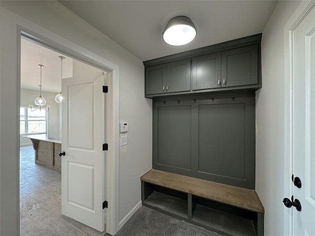 2420 Northfork Dr, Moore, OK 73160 - mudroom with baseboards
