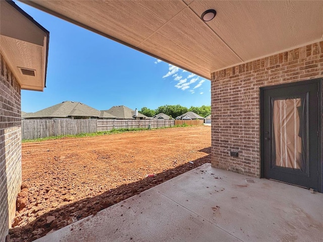 2420 Northfork Dr, Moore, OK 73160 - view of patio / terrace featuring fence