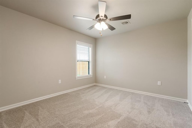 4174 Richards Way, Piedmont, OK 73078 - carpeted spare room featuring a ceiling fan and baseboards