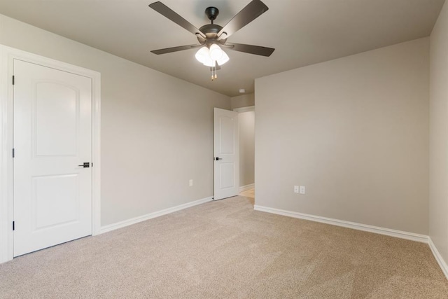 4174 Richards Way, Piedmont, OK 73078 - unfurnished bedroom featuring light carpet and a ceiling fan