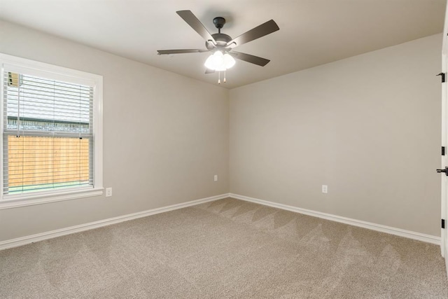 4174 Richards Way, Piedmont, OK 73078 - unfurnished room with carpet flooring and ceiling fan