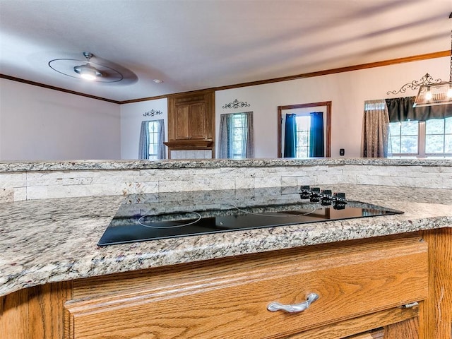 407 Heather Ln, Tuttle, OK 73089 - bathroom with crown molding and vanity