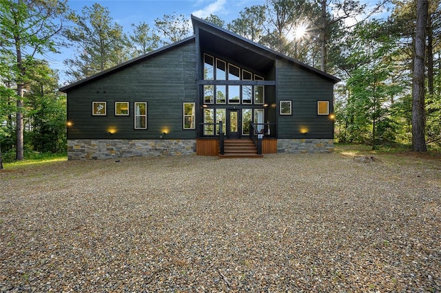 view of rear view of house