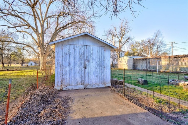 1011 W Mansur Ave, Guthrie, OK 73044 - view of shed
