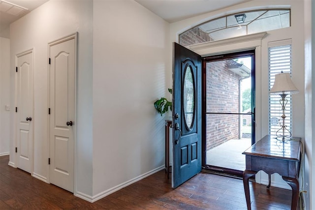6574 Mint Julep Ln, Guthrie, OK 73044 - foyer featuring dark wood-type flooring