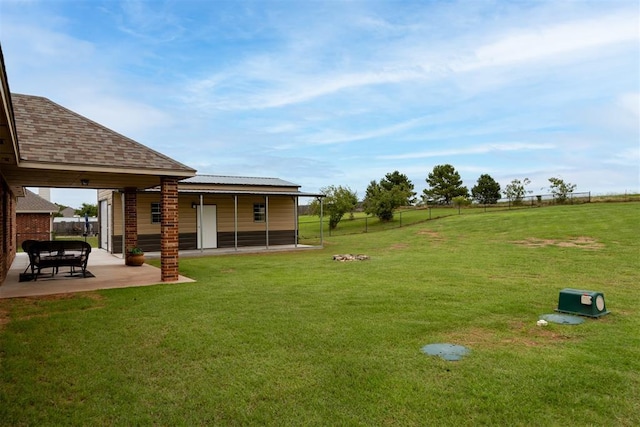 6574 Mint Julep Ln, Guthrie, OK 73044 - view of yard with a patio