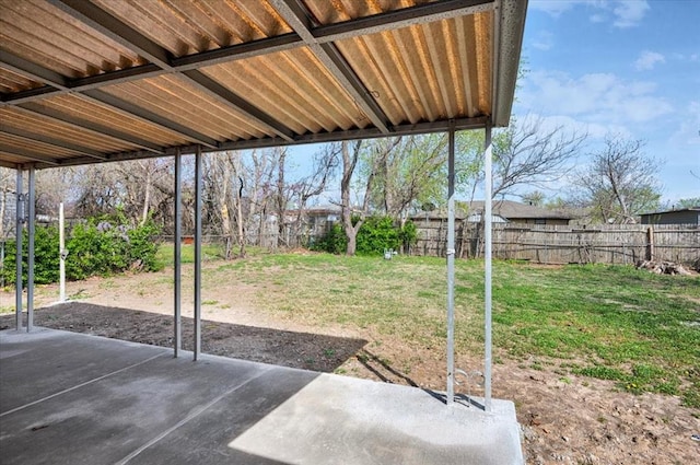 665 NW 15th St, Moore, OK 73160 - fenced backyard featuring a patio