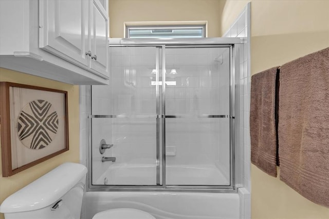 5405 NW 122nd Ter, Oklahoma City, OK 73162 - full bath featuring toilet and shower / bath combination with glass door