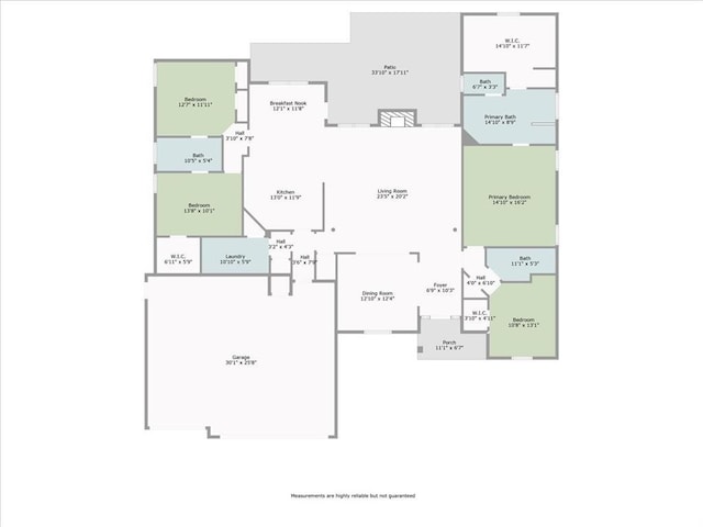 5405 NW 122nd Ter, Oklahoma City, OK 73162 - floor plan / room layout