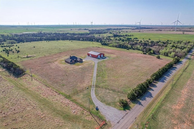 8650 N 2310th Rd, Custer City, OK 73639 - bird's eye view featuring a rural view