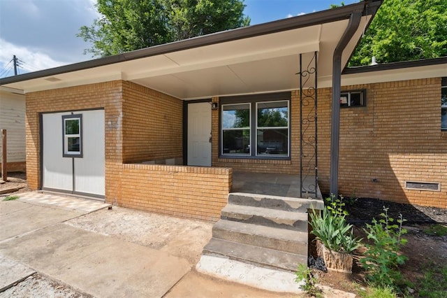 2233 SW 40th St, Oklahoma City, OK 73119 - property entrance with brick siding