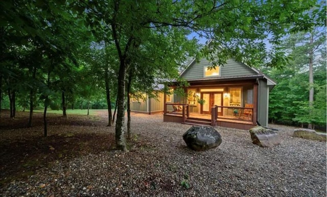 view of rear view of house