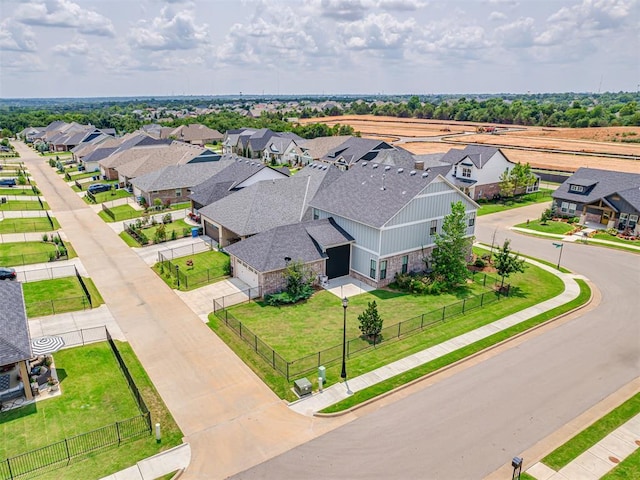 1924 Plaza District Dr, Edmond, OK 73034 - birds eye view of property featuring a residential view
