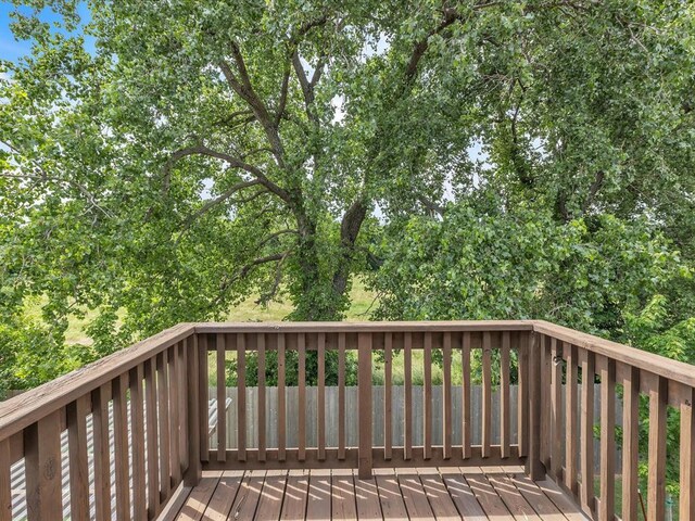 2809 Morgan Trace Rd, Yukon, OK 73099 - view of wooden deck