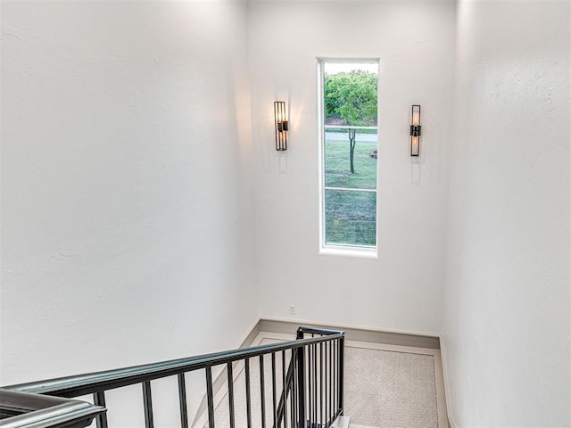 view of staircase