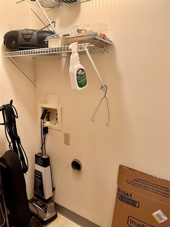 laundry room with hookup for a washing machine
