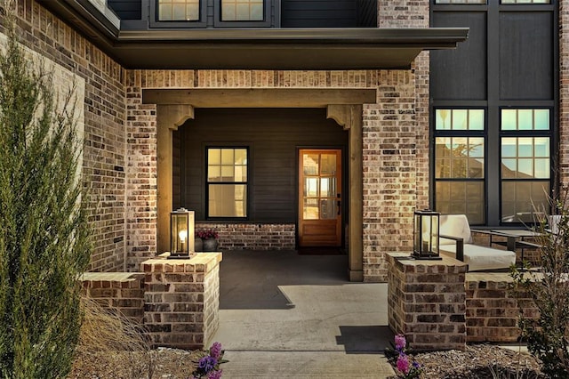 3824 Stone Hill Ln, Edmond, OK 73034 - property entrance featuring brick siding
