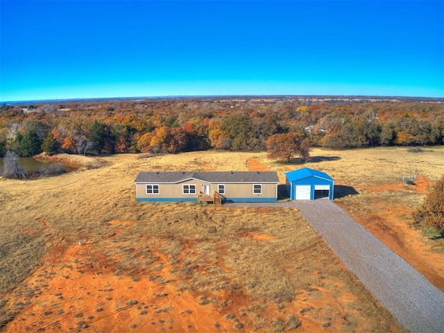 aerial view with a view of trees