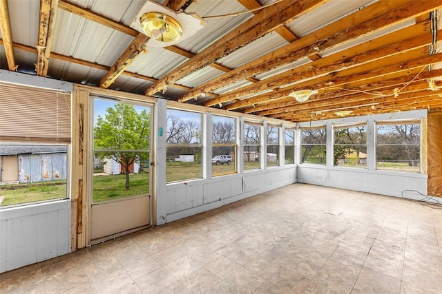 120 E 6th St, Stratford, OK 74872 - view of unfurnished sunroom