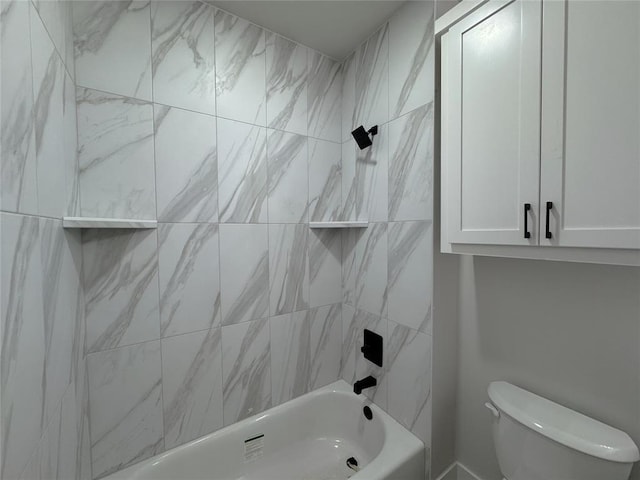 7120 NW 155th St, Edmond, OK 73013 - full bathroom with tub / shower combination and toilet