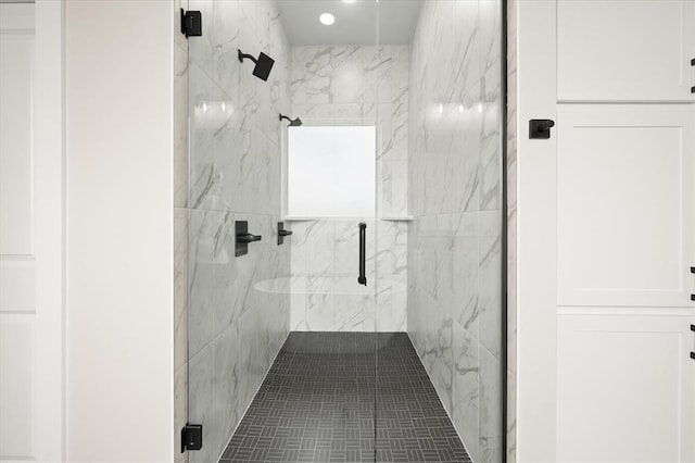 15600 Rockwell Park Ln, Edmond, OK 73013 - full bath with a marble finish shower