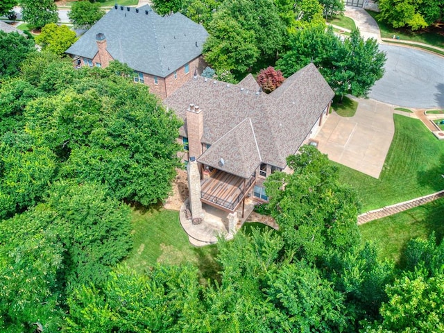 1109 Salvo Bridge Ct, Edmond, OK 73034 - aerial view of property and surrounding area