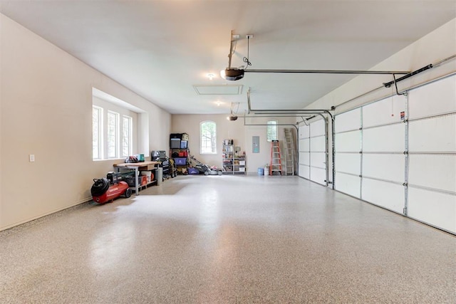 1109 Salvo Bridge Ct, Edmond, OK 73034 - garage featuring a garage door opener