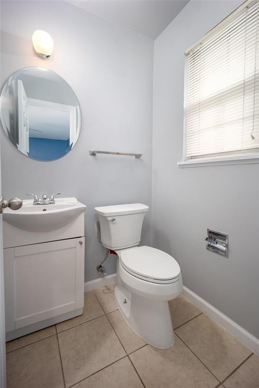 1527 N Pennsylvania Ave, Shawnee, OK 74804 - bathroom with vanity and tile patterned flooring